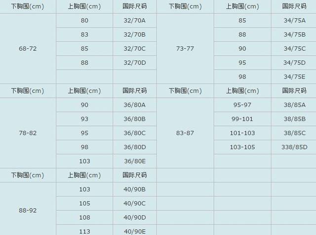 xl和l哪个大（衣服尺码对照表参考手册）-19