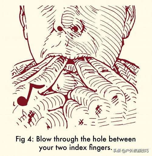 用手指吹口哨技巧图解（在山野吹响口哨野外酷炫小技能学习）