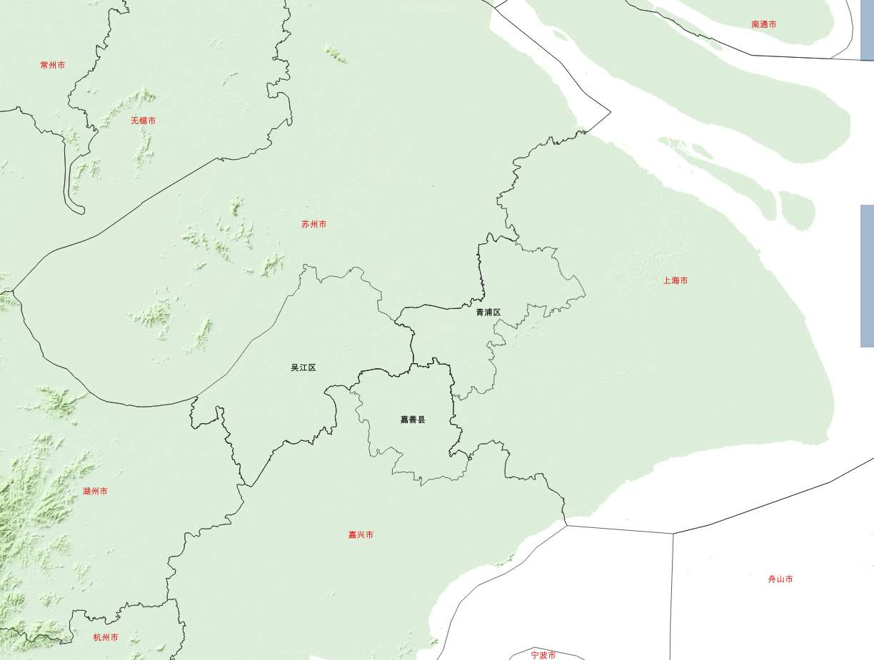 长三角地图全图高清版大图（长江三角洲区域一体化发展规划参考地图）