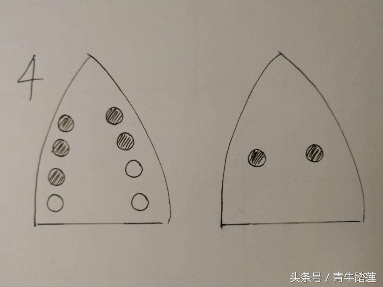 古代乐器埙的吹法（十孔陶埙左起指法图解）