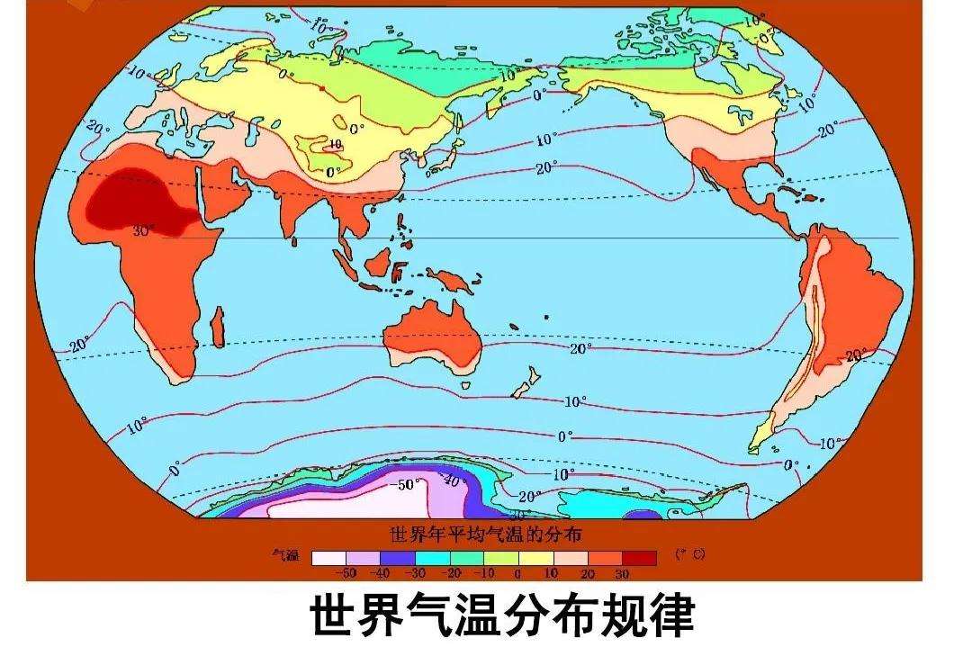 热带雨林气候主要分布地区（世界各地稳定气候类型分布图）