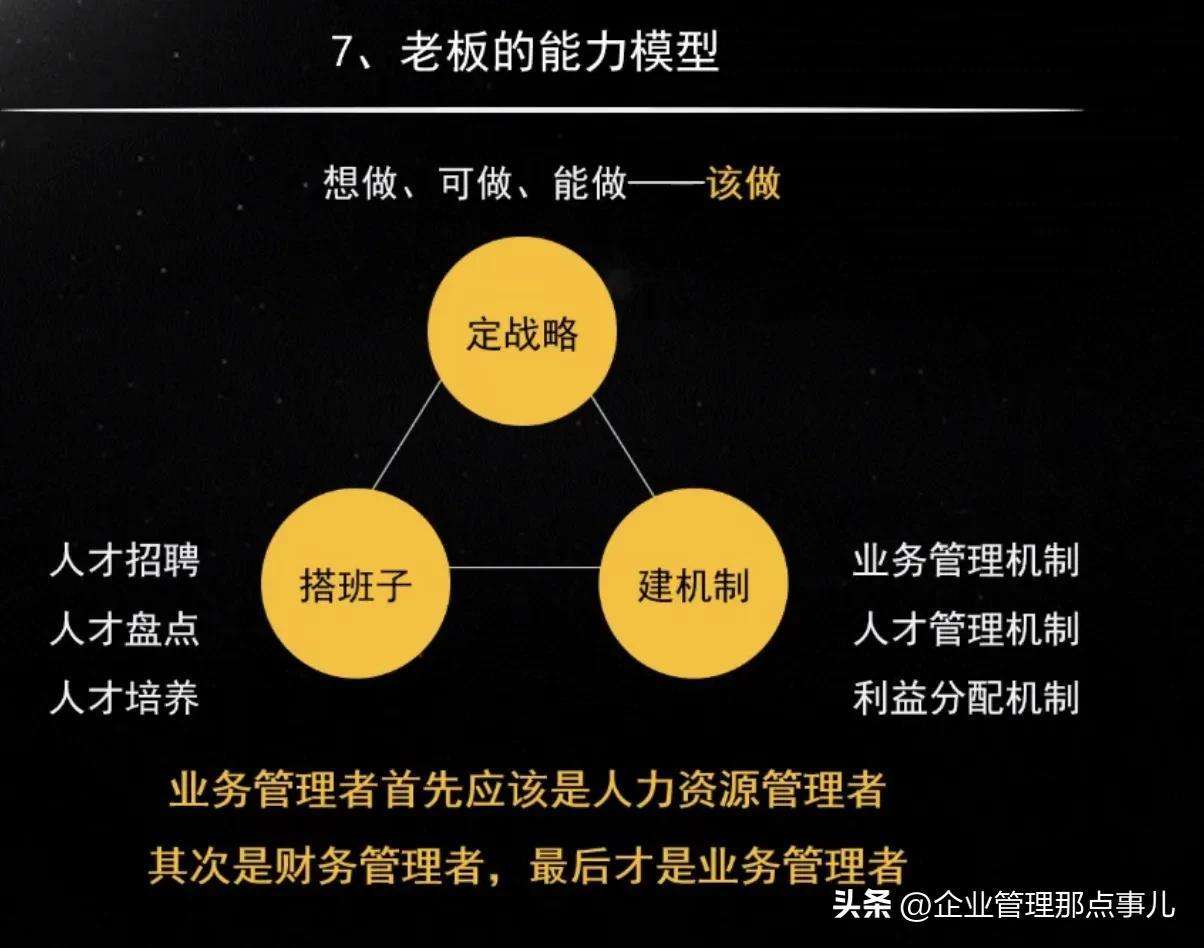 一个管理者必备的企业管理知识（企业领导者必须掌握的九大管理常识）