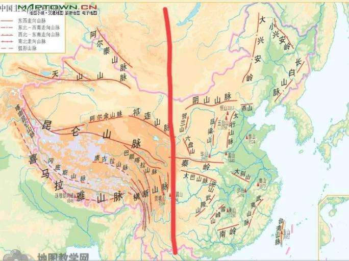 中国山脉地图怎么看（教你3分钟速记中国地理山脉图）