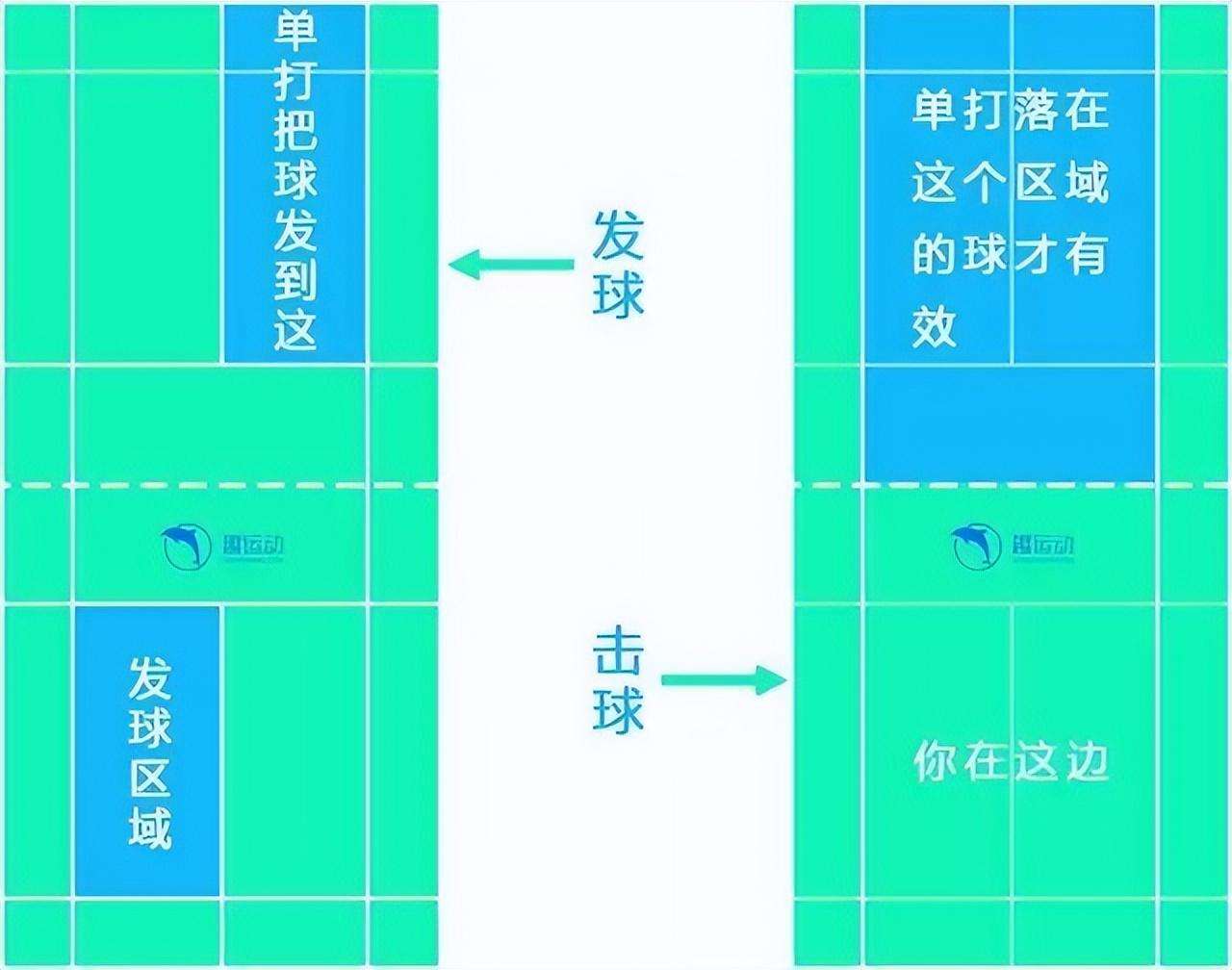 羽毛球单打比赛规则（3分钟图解羽毛球基础规则）