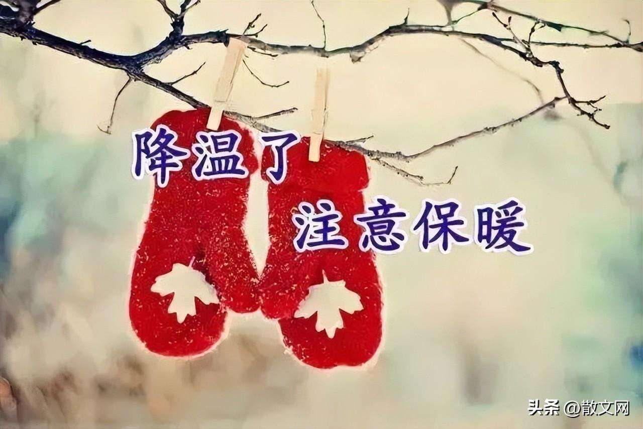 降温相关的各种通用文案（天气变冷了适合发朋友圈的句子）