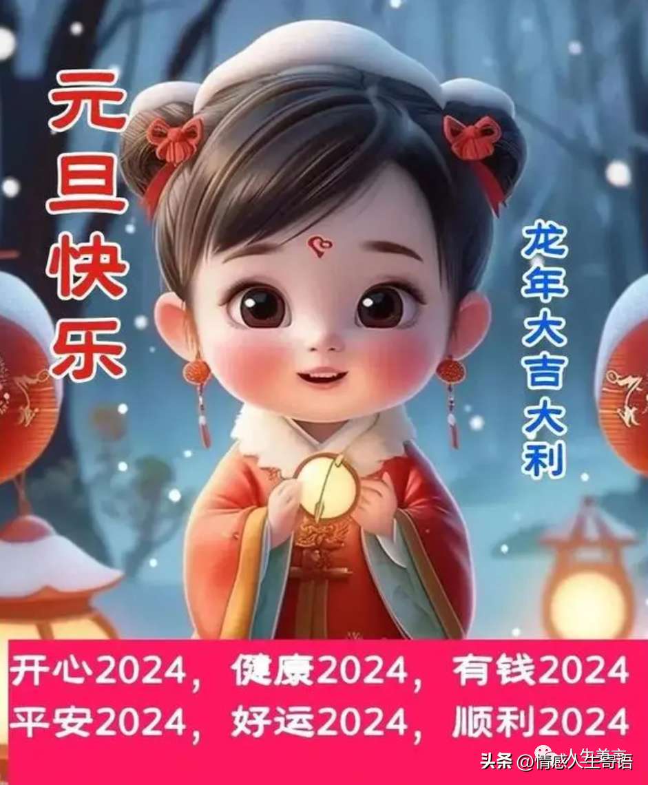 024年元旦祝福语（2024跨年文案高级感）"